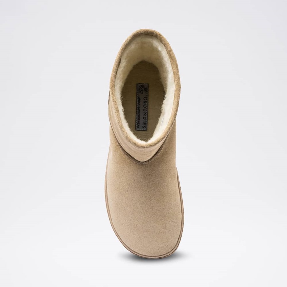 Groundies España Bota Calentita Beige Mujer