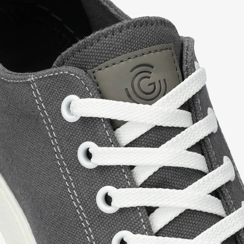 Groundies España True Star Low Vegan Mujer Gris