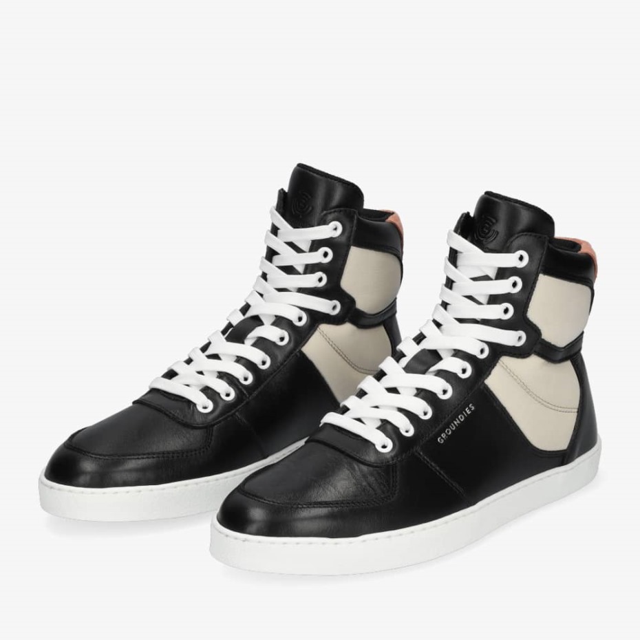 Hamptons High Mujer Negro/beige Groundies España