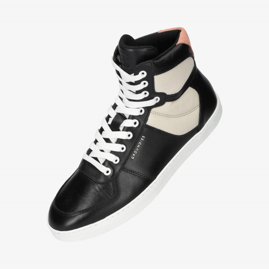 Hamptons High Mujer Negro/beige Groundies España