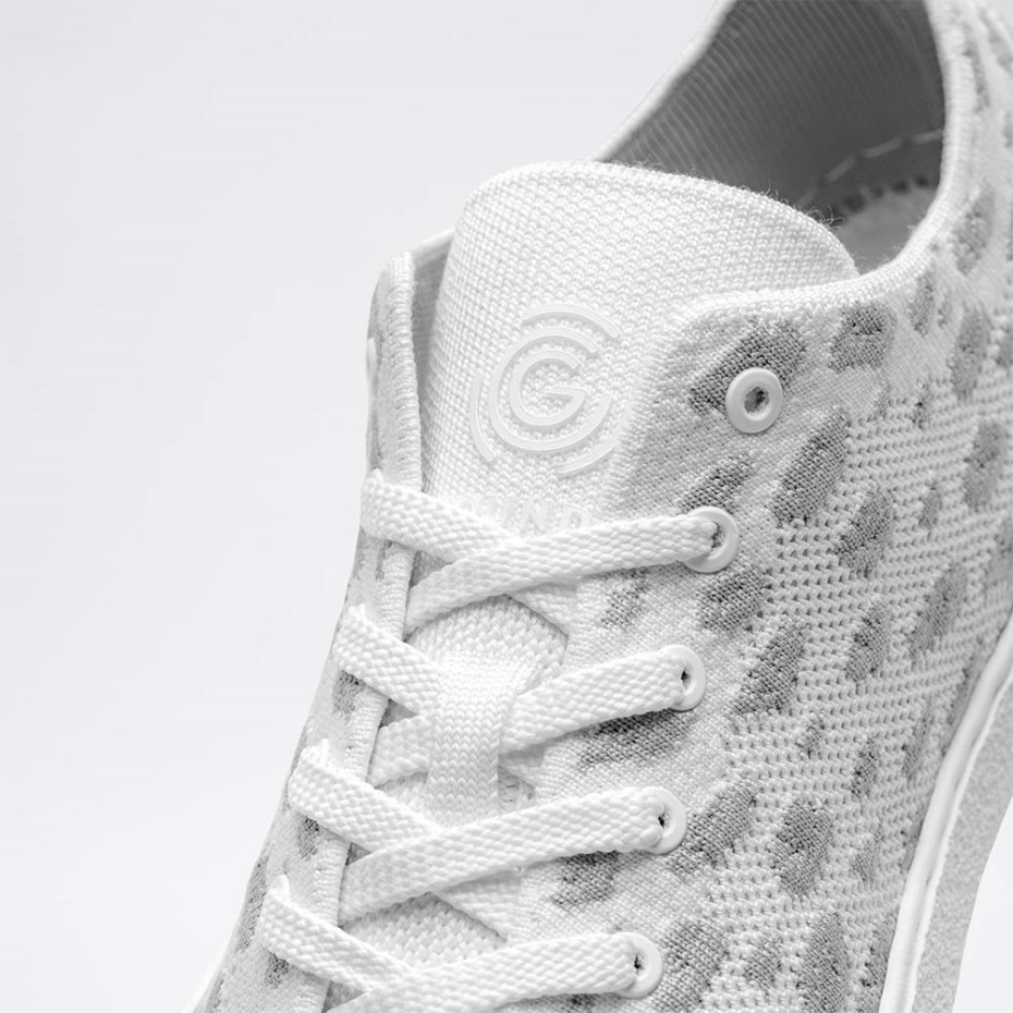 Vision Dots Mujer Vegana Groundies España Blanco