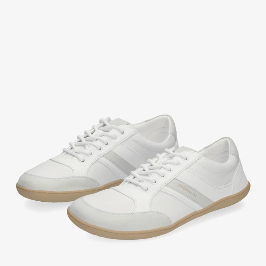 Blanco Intenso Vegano Mujer Groundies España