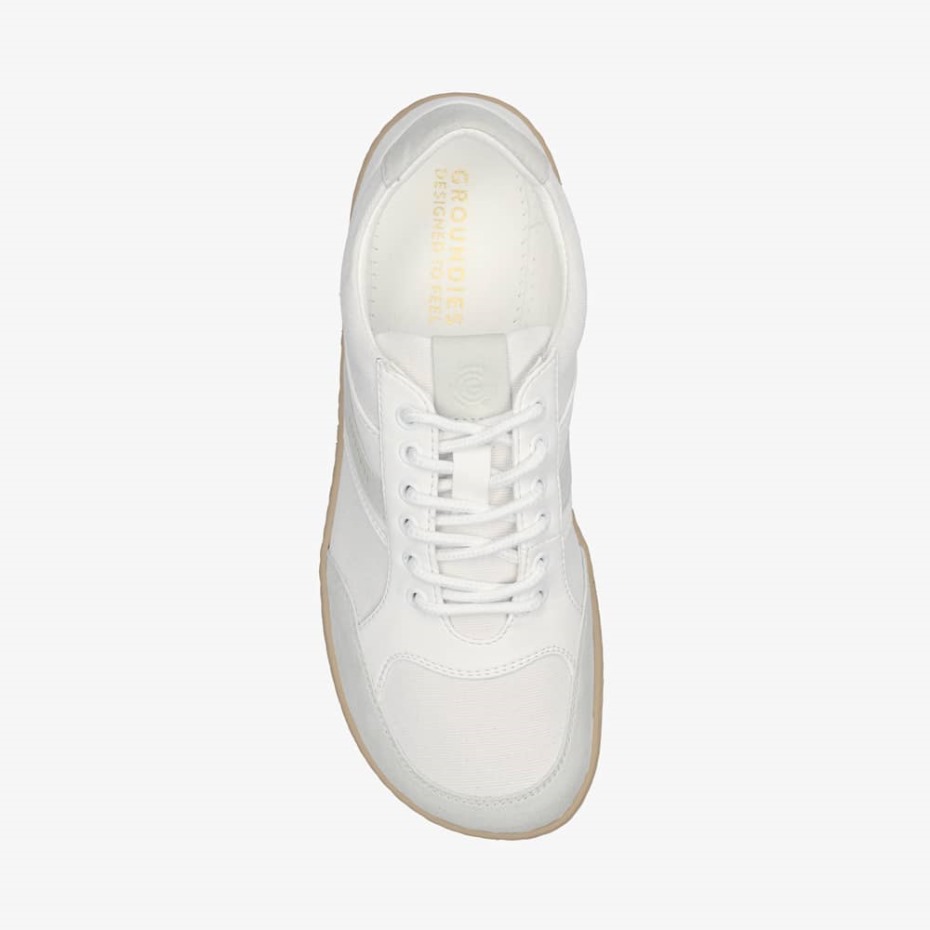 Blanco Intenso Vegano Mujer Groundies España