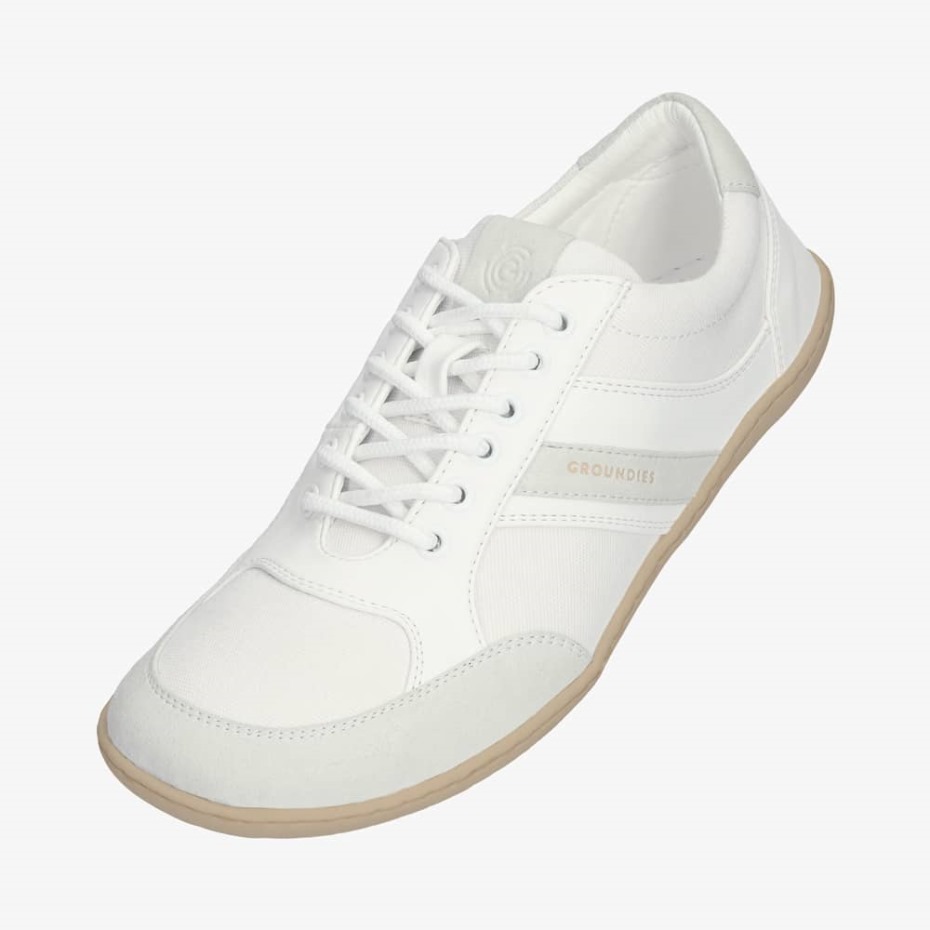 Blanco Intenso Vegano Mujer Groundies España